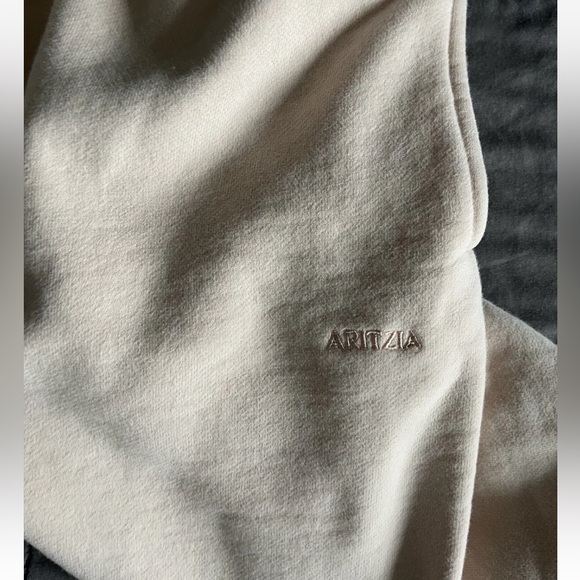 Aritzia MEGA FIT Sweatfleece Cozy pale pink Joggers women’s XS - Picture 3 of 3